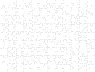 white puzzle background
