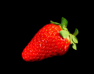 dramatic red strawberry