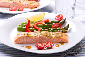 rosemary roasted salmon