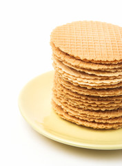 waffles on a plate