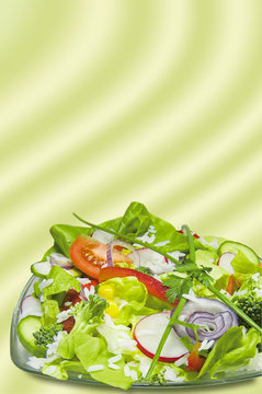 a mix salad