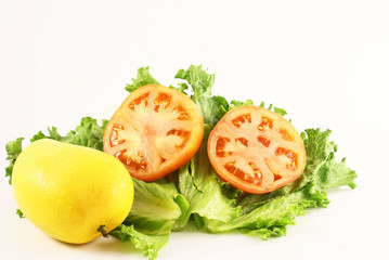 salad on table