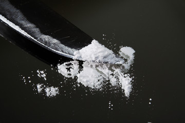 cocaine drug concept