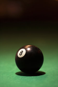 billiards eight ball.
