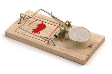mousetrap-canadian coin