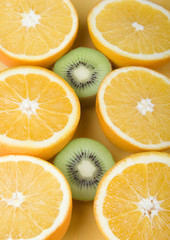 Oranges and kiwi