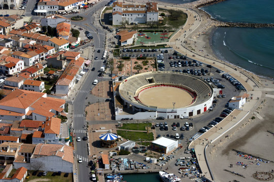 saintes-maries de la mer ,les ar&egrave;nes
