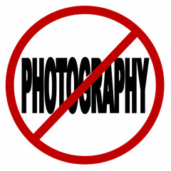 no photography icon
