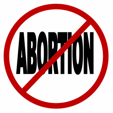 no abortion icon