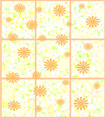 flower grid paper