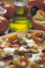 pizza con peperoni