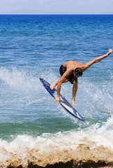 out for a surf