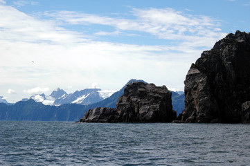 Fototapeta premium resurrection bay in alaska