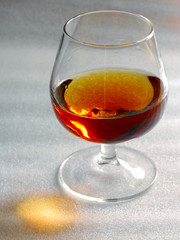 glass of cognac