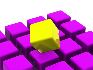 Fototapeta premium many blocks