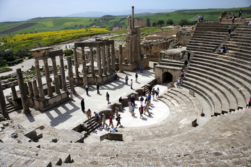 Dougga Roman Amphitheatre, Tunisia
