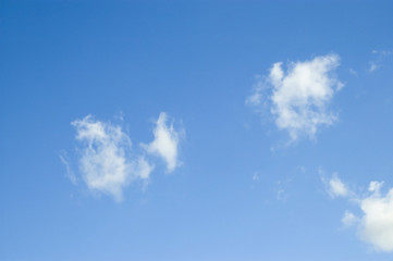 blue sky background with clouds