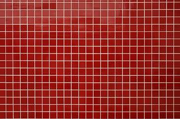 red wall tiles