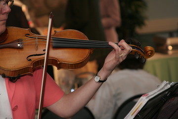 play violin string instrument