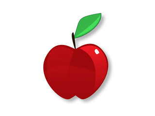red apple