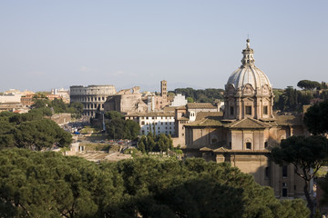 Fototapeta na wymiar roma - panorama