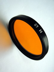 orange photo filter
