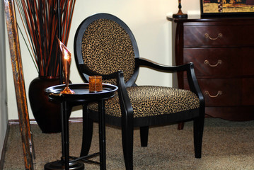cheetah chair