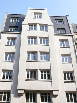Fototapeta façade géométrique.