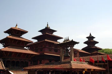 Deurstickers patan temple nepal © Wolszczak