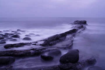 Obraz premium misty rocks