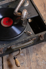 Fototapeta na wymiar stary gramofon
