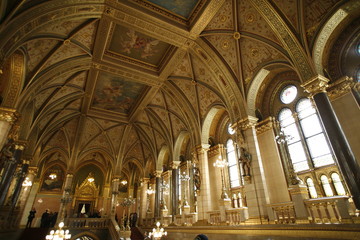 Fototapeta premium budapest - interno del parlamento