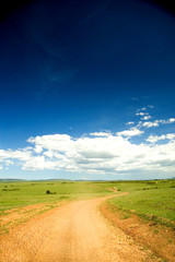 Obraz premium kenya road