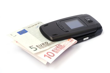 cellphone with euro