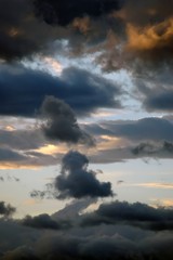 amazing clouds before the storm
