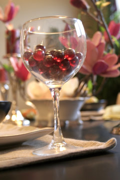 wine glass abstract