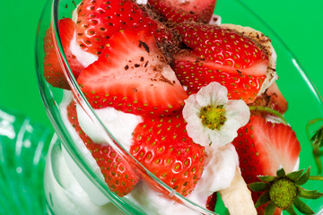 strawberry and banana dessert