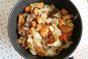 stew with vegetables