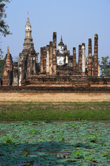 Obraz premium ruins in sukhothai national park