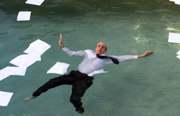 drowning in paperwork