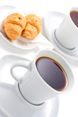 coffee and croissants
