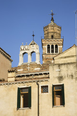 Obraz premium Church exterior in Venice, Italy.