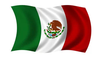 Zelfklevend Fotobehang Mexicaanse vlag Mexicaanse vlag © moonrun