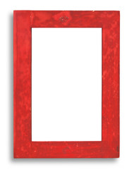 red stained wood frame - xxl size