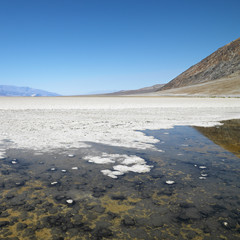 Badwater Basin in Death Valley.