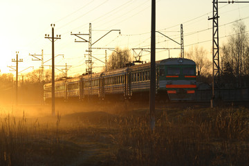 Naklejka premium train