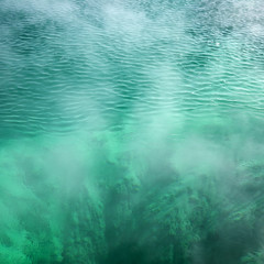 Fototapeta na wymiar pool of turquoise water.