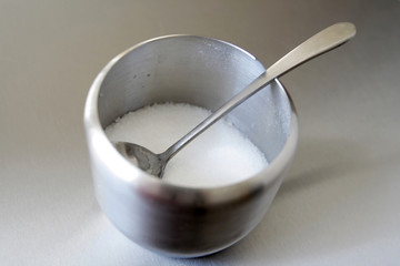 metal sugar bowl