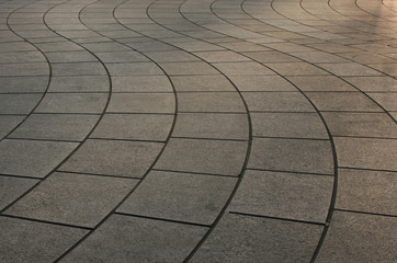 curved paving