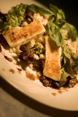 small dinner with egg